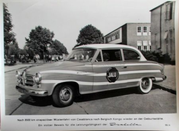 Borgward Isabella at Perfomance Ride Casablanca - Belgisch Kongo 1955 Factoryphoto (4928)